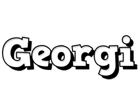 Georgi snowing logo