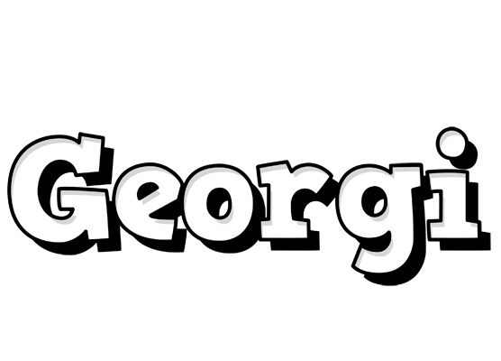 Georgi snowing logo