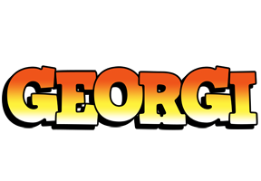 Georgi sunset logo