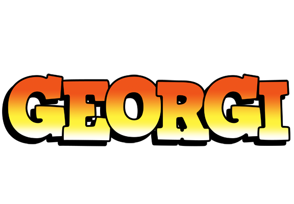 Georgi sunset logo