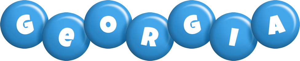 Georgia candy-blue logo