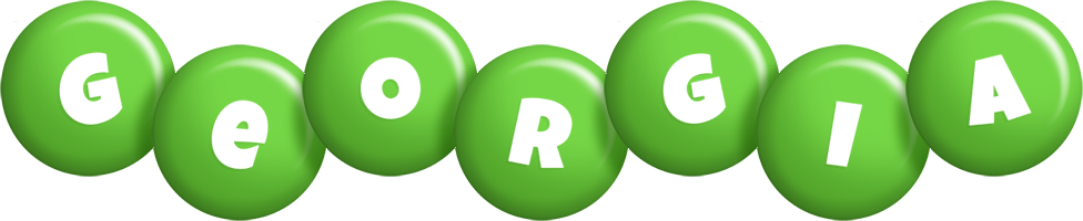 Georgia candy-green logo