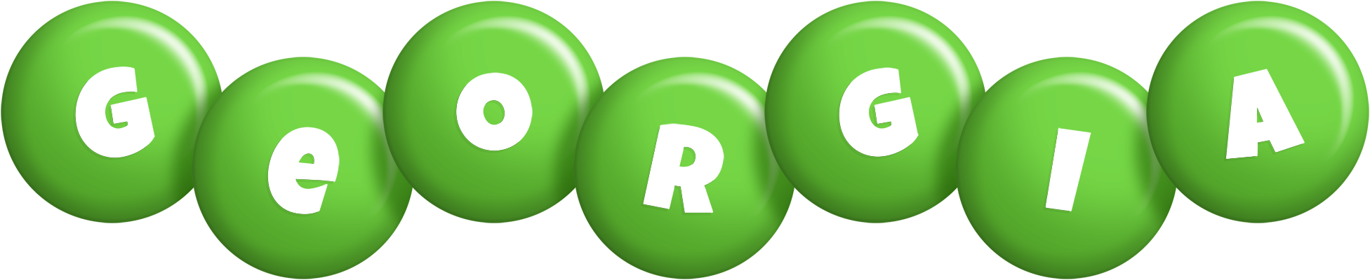 Georgia candy-green logo