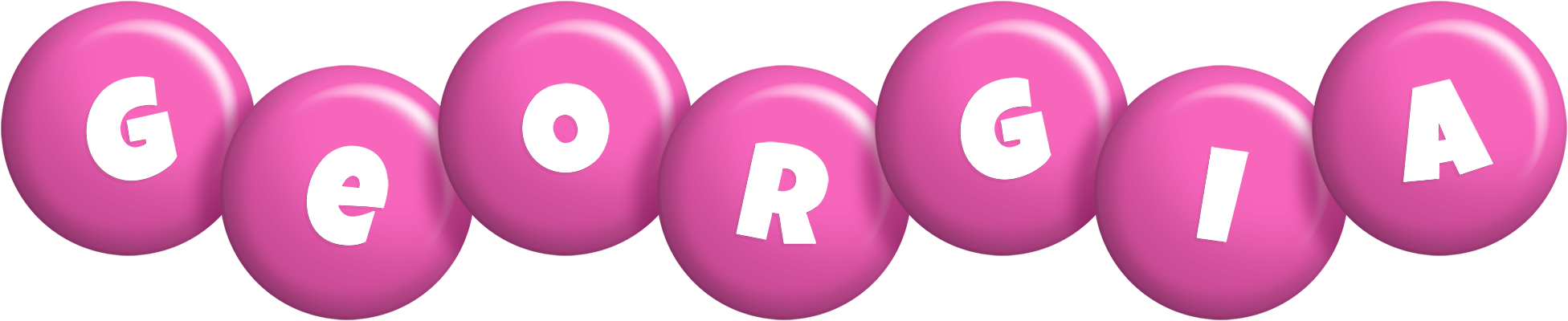 Georgia candy-pink logo