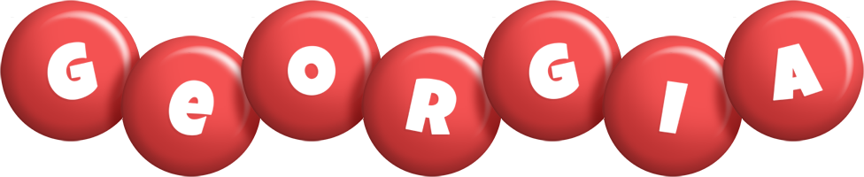 Georgia candy-red logo