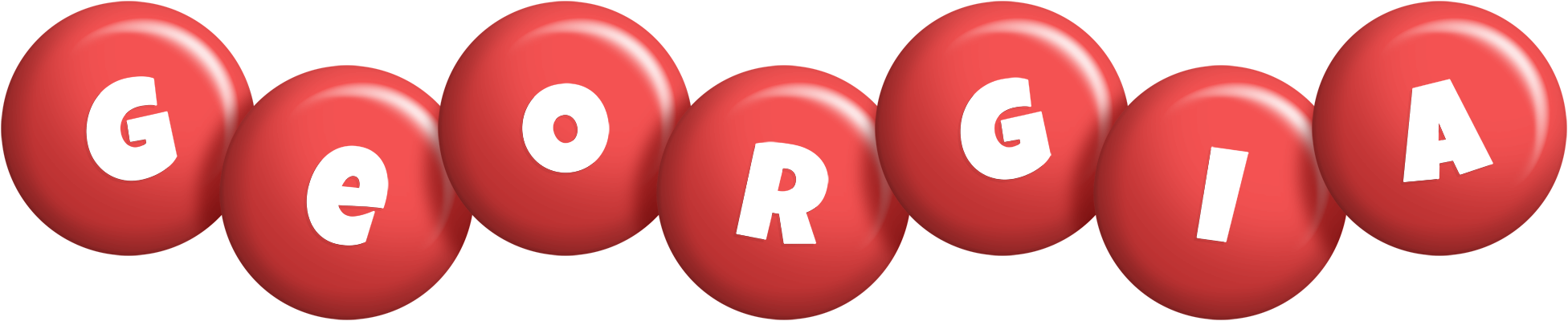 Georgia candy-red logo