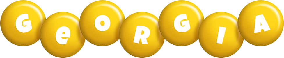 Georgia candy-yellow logo