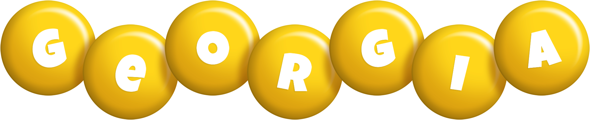 Georgia candy-yellow logo