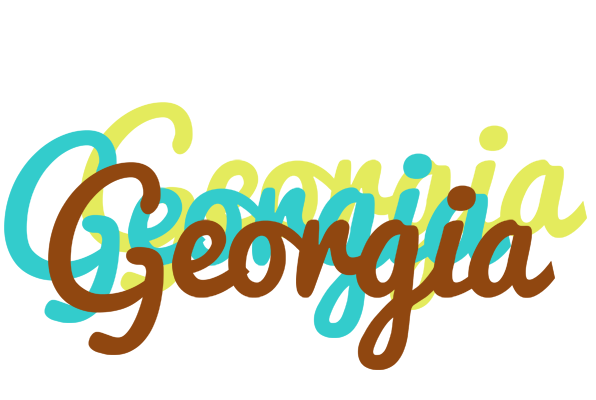 Georgia cupcake logo