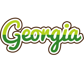 Georgia golfing logo