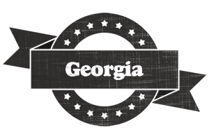 Georgia grunge logo