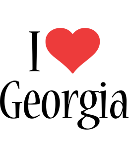 Georgia i-love logo