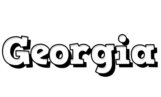 Georgia snowing logo
