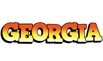 Georgia sunset logo