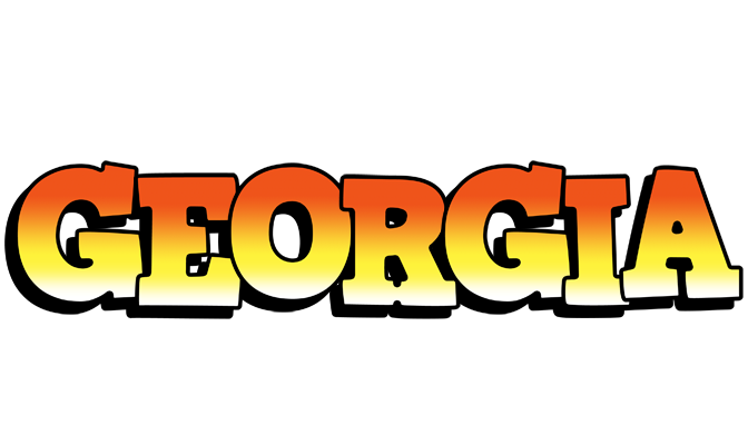 Georgia sunset logo