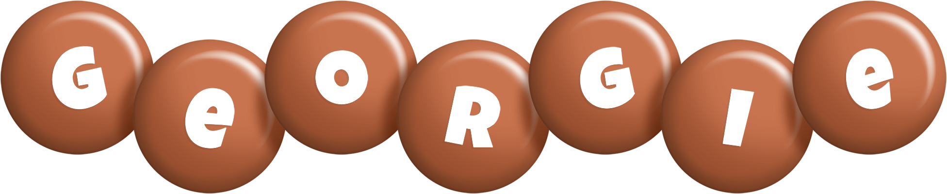 Georgie candy-brown logo