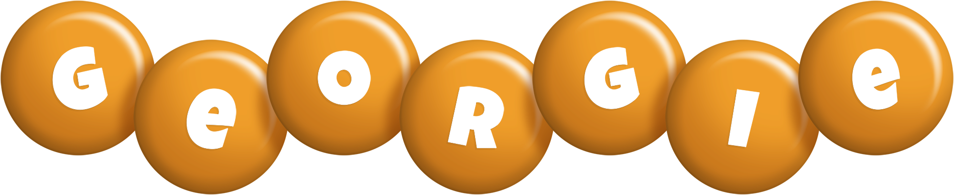 Georgie candy-orange logo