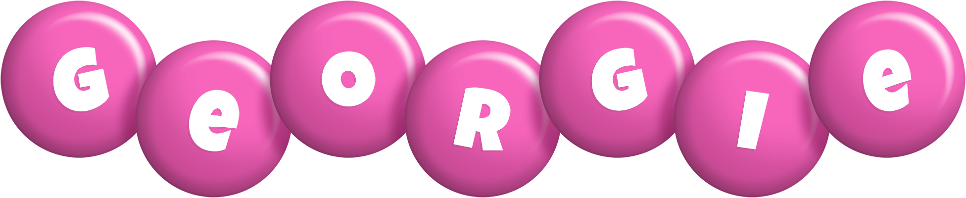 Georgie candy-pink logo