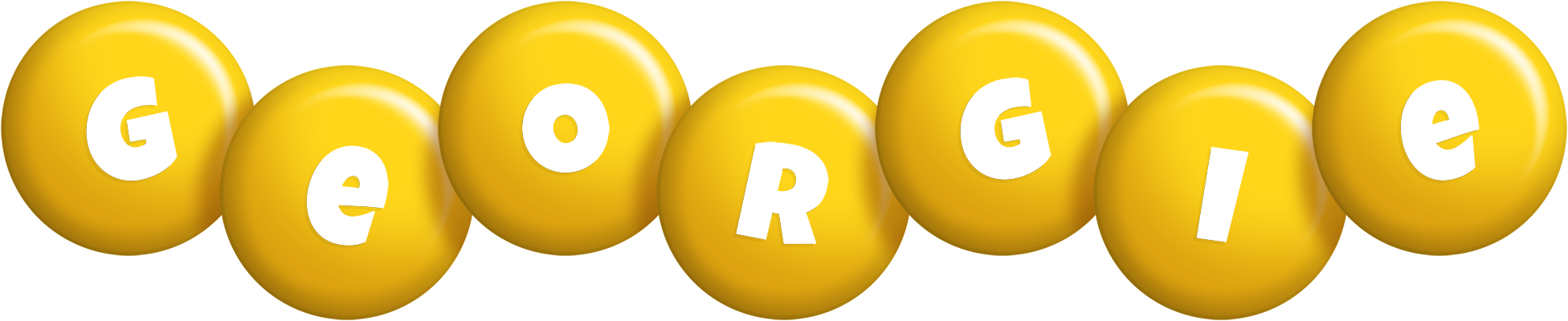 Georgie candy-yellow logo
