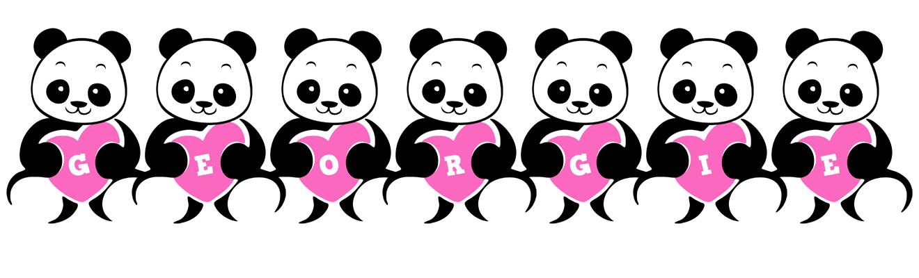 Georgie love-panda logo