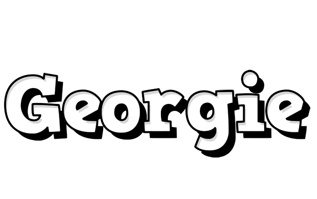 Georgie snowing logo