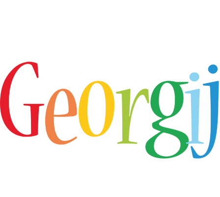 Georgij birthday logo