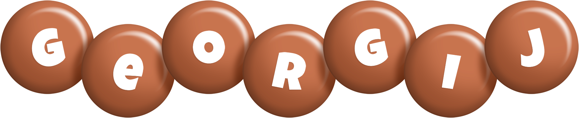 Georgij candy-brown logo