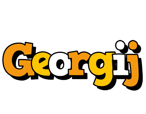 Georgij cartoon logo