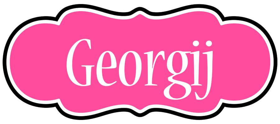 Georgij invitation logo