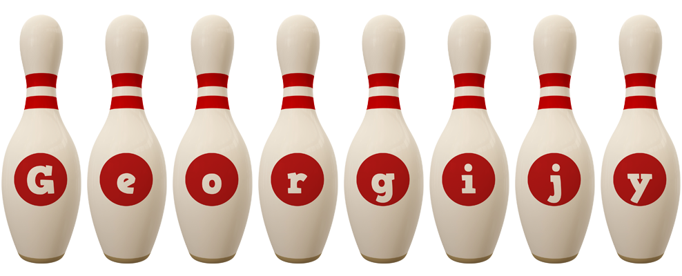 Georgijy bowling-pin logo
