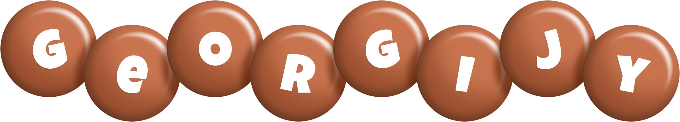 Georgijy candy-brown logo