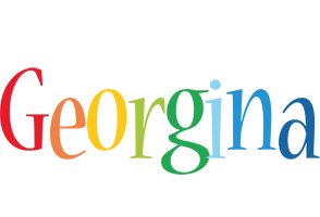Georgina birthday logo