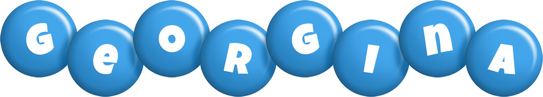 Georgina candy-blue logo