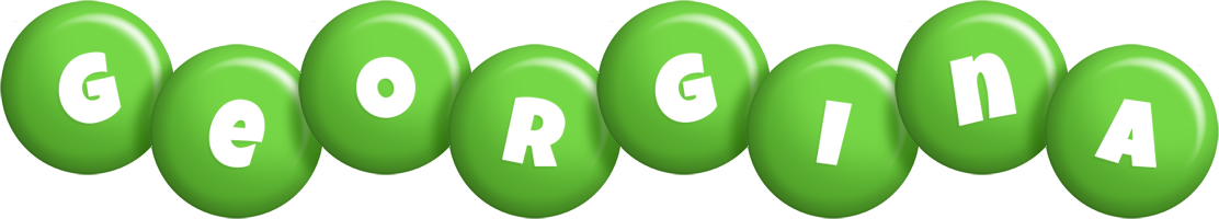 Georgina candy-green logo