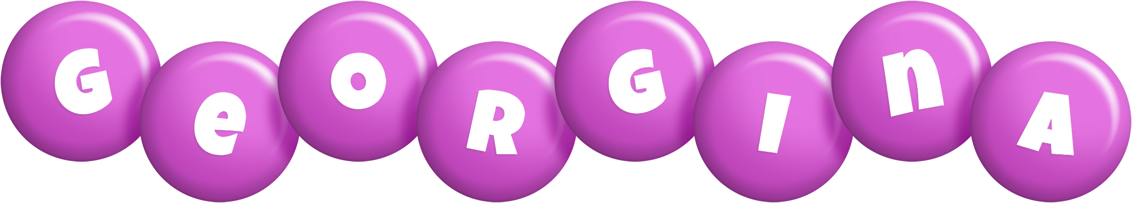Georgina candy-purple logo