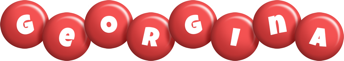 Georgina candy-red logo