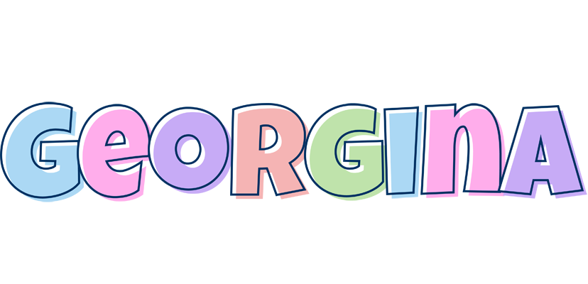 Georgina pastel logo
