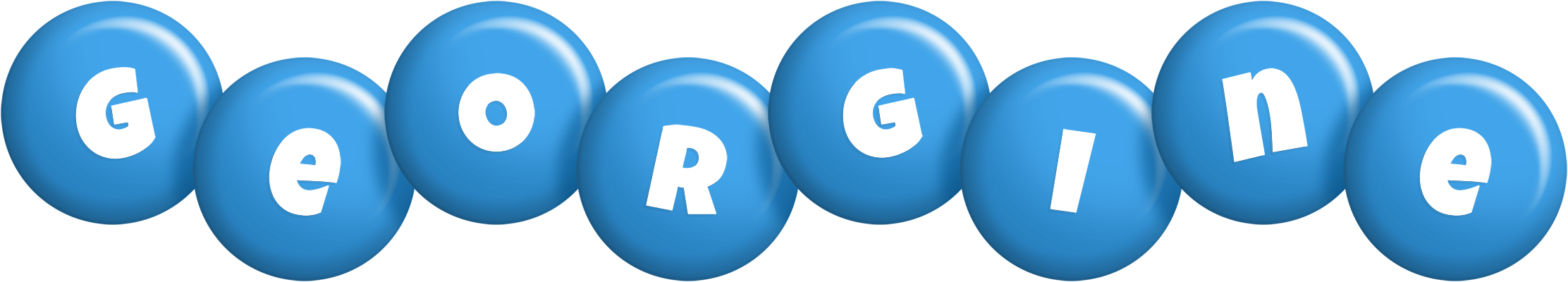 Georgine candy-blue logo