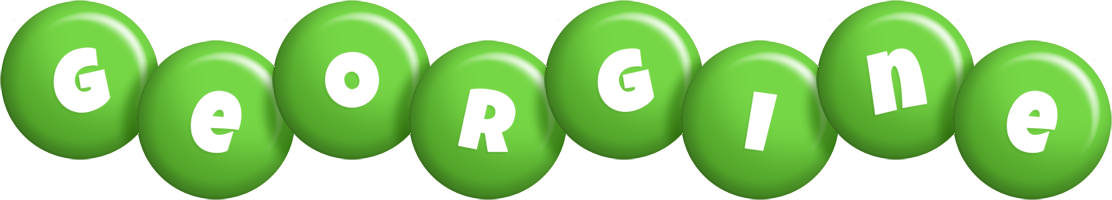 Georgine candy-green logo