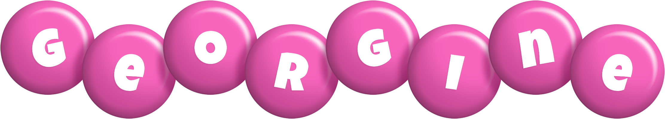 Georgine candy-pink logo