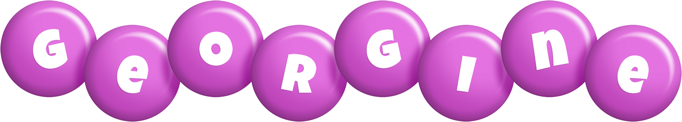 Georgine candy-purple logo