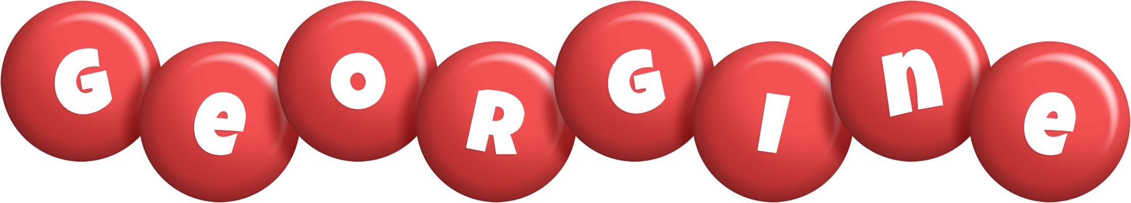 Georgine candy-red logo