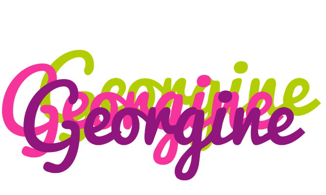 Georgine flowers logo
