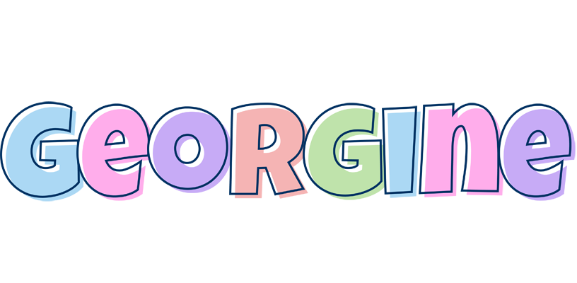 Georgine pastel logo