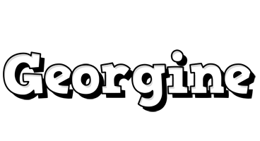 Georgine snowing logo