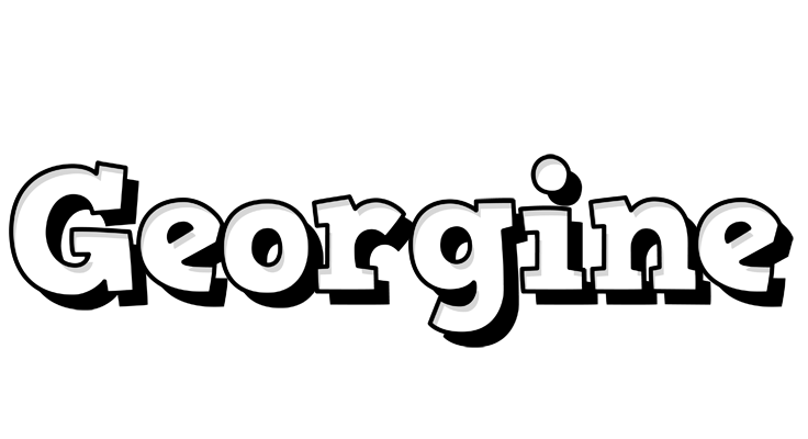 Georgine snowing logo