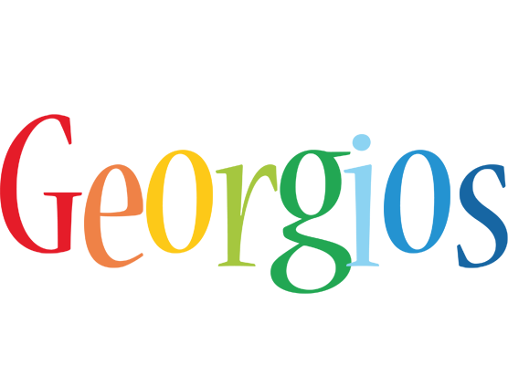 Georgios birthday logo