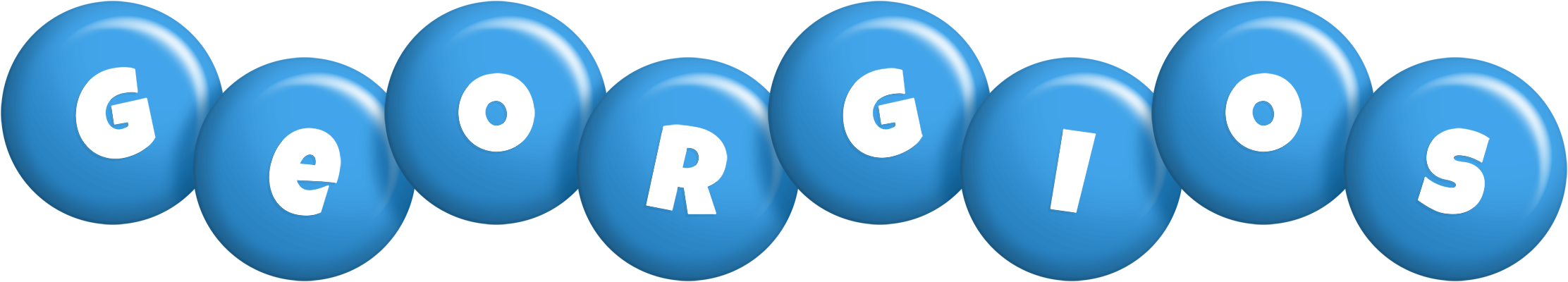 Georgios candy-blue logo