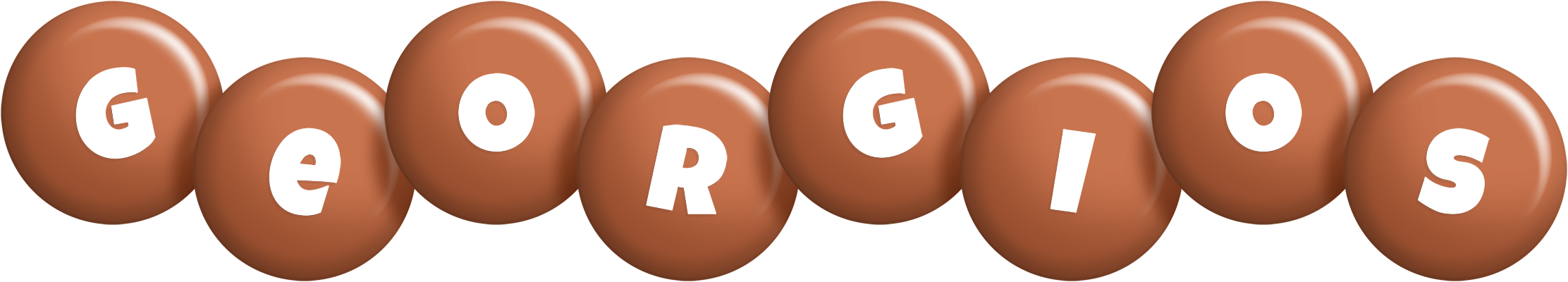 Georgios candy-brown logo