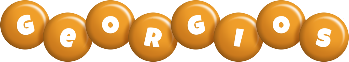 Georgios candy-orange logo
